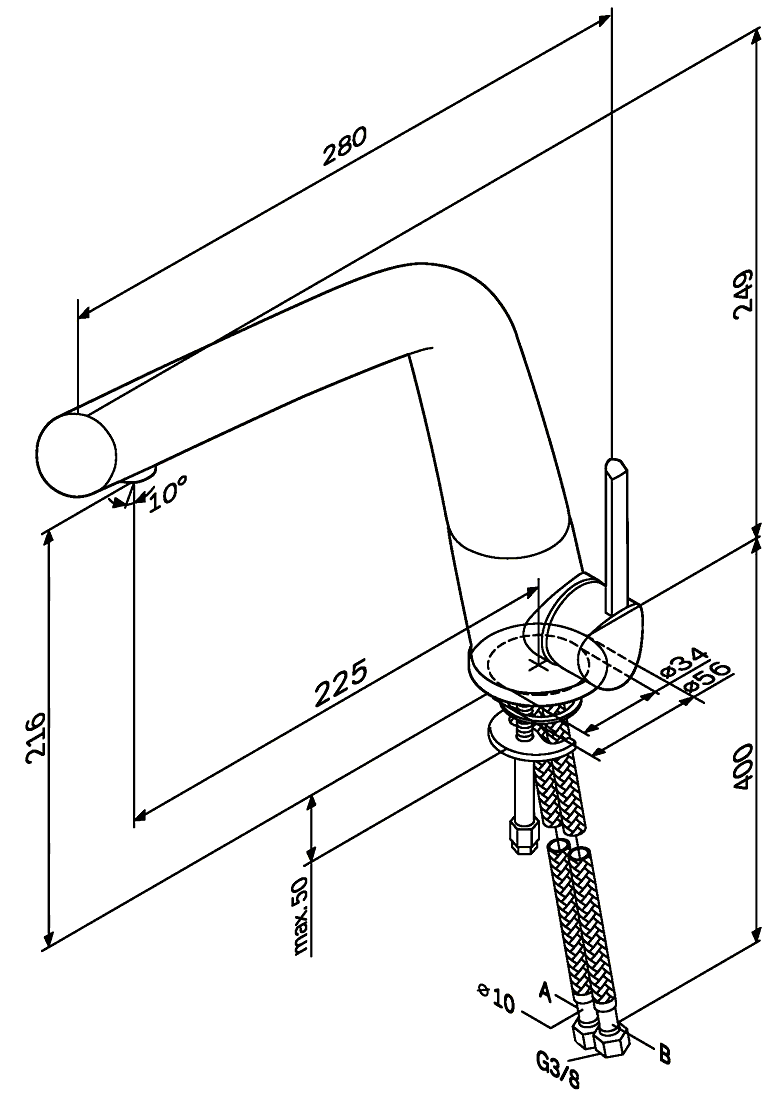 AM·PM Awe F1500000 Смеситель для кухни