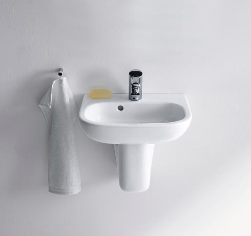 Duravit D-CODE 070545 Мини-раковина 450х340