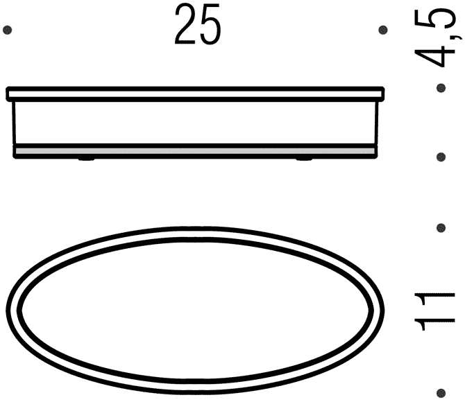 Colombo Land B2843 Настольный контейнер (стекло)