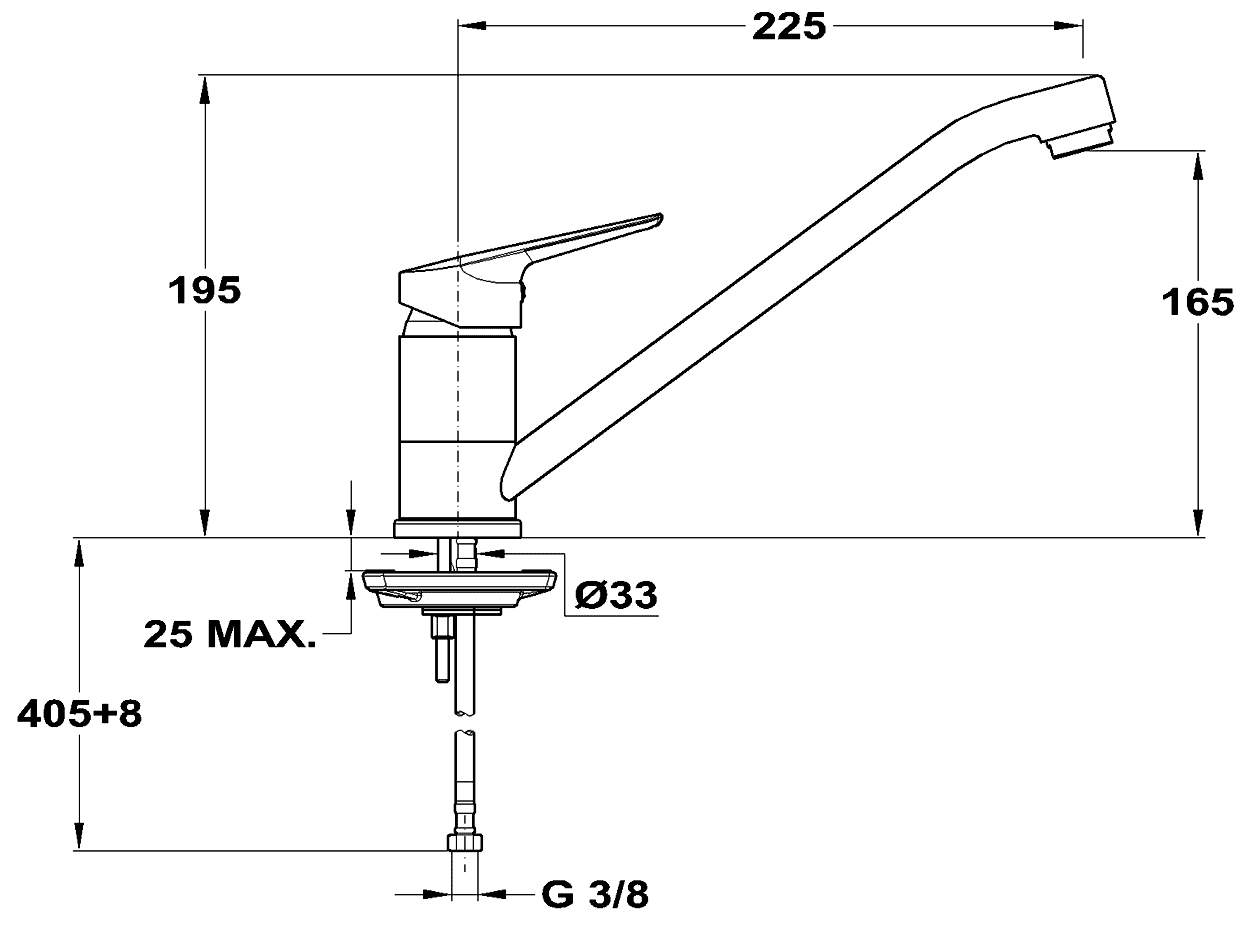 Mofem Bridge 152-1863-00 Смеситель кухонный