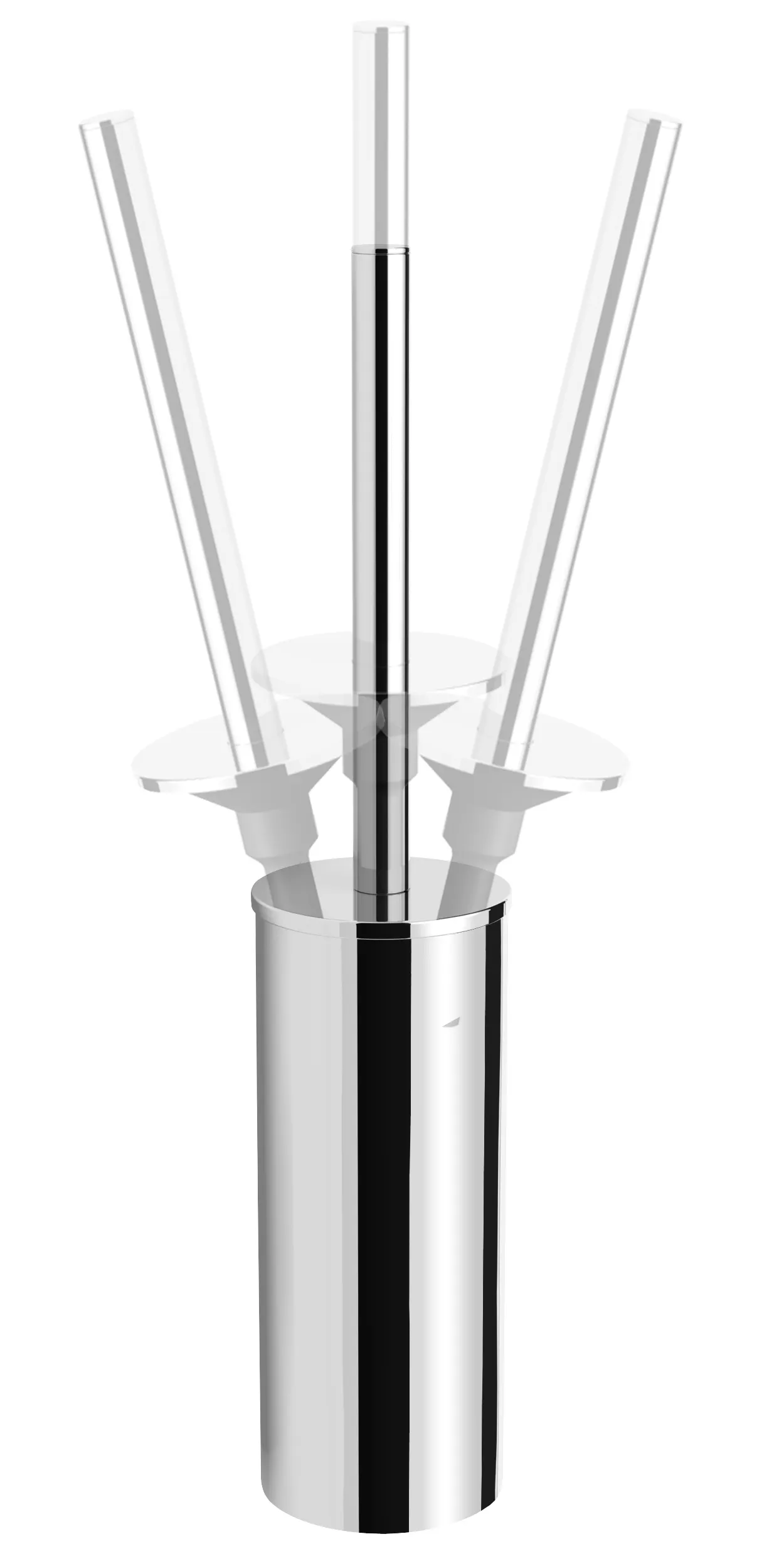 Langberger 71171 Ёршик напольный/настенный (хром)