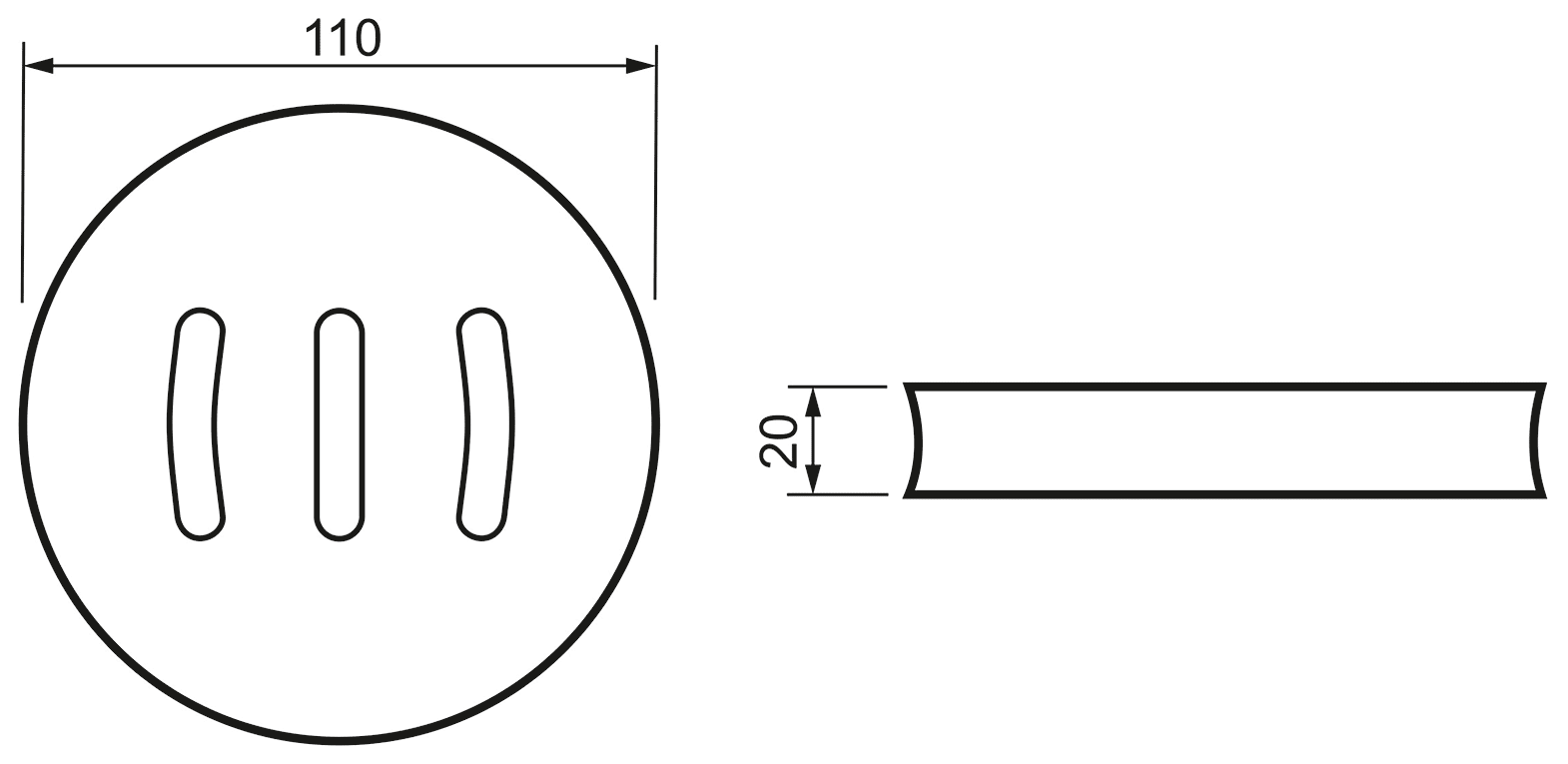 WasserKraft Wern K-7529 Мыльница настольная