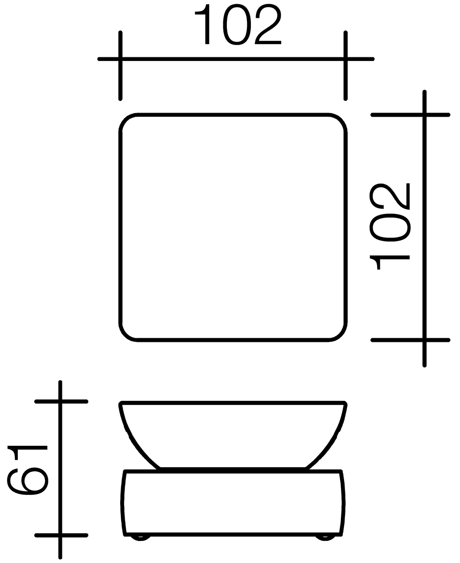 Schein Elite 7057006 Мыльница настольная