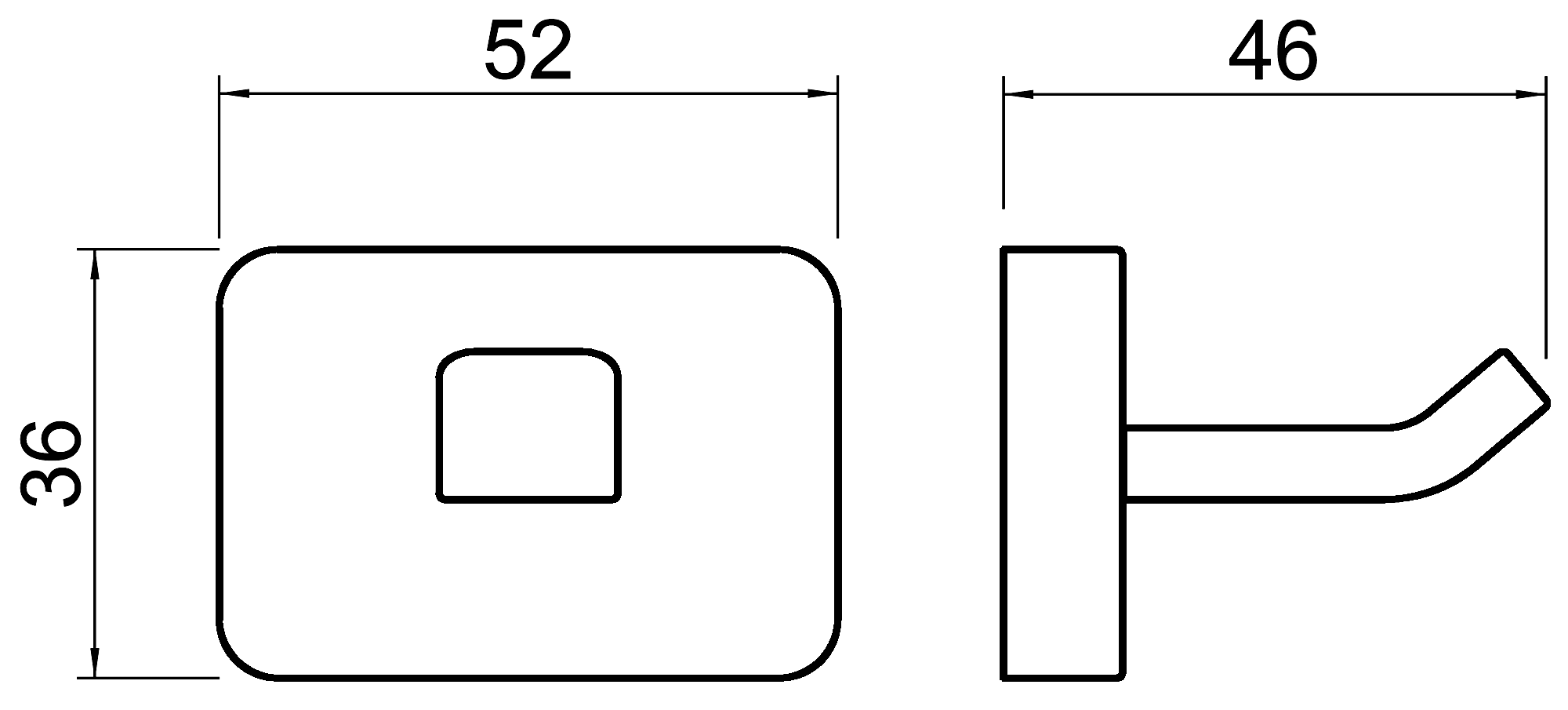 Schein Klimt 9211MB Крючок (чёрный)