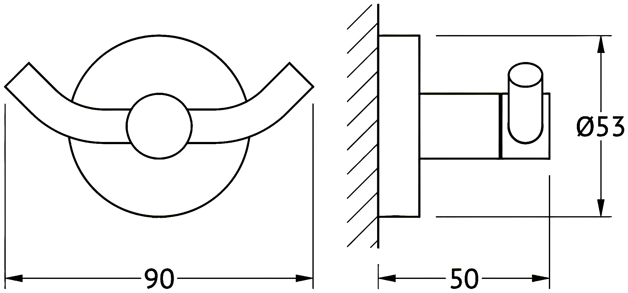 ArtWelle Harmonie HAR007 Крючок двойной