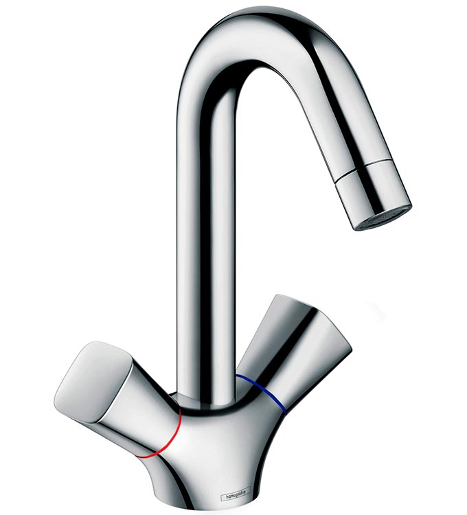 Hansgrohe Logis 71222000 Смеситель для раковины двухрукоятковый (ComfortZone 150)