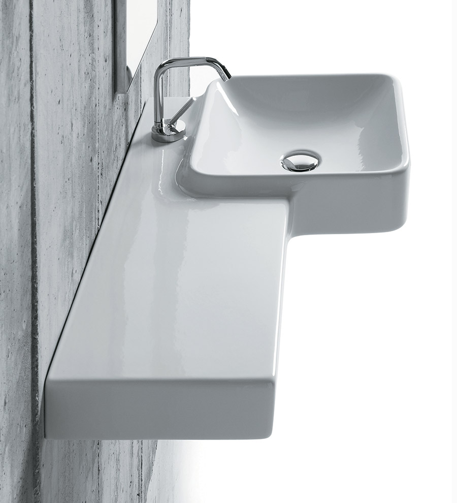 Simas Flow FL20 Раковина 820x500 (полочка слева)