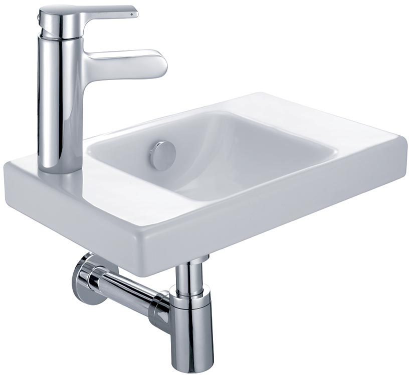 Jacob Delafon Odeon UP E4759G-00  Раковина 400x250 (смеситель слева)