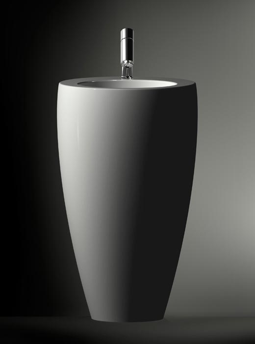 Laufen IlbagnoAlessi One 8.1197.1.400.104.1 Раковина объединённая с пьедесталом 520х530