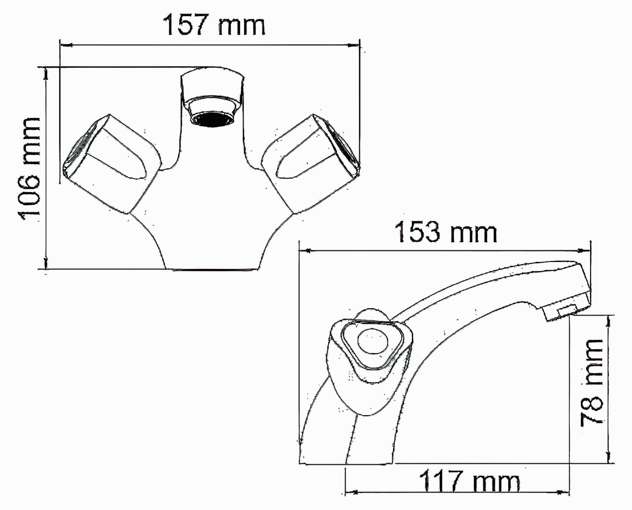 WasserKraft Amper 2903 Смеситель для раковины