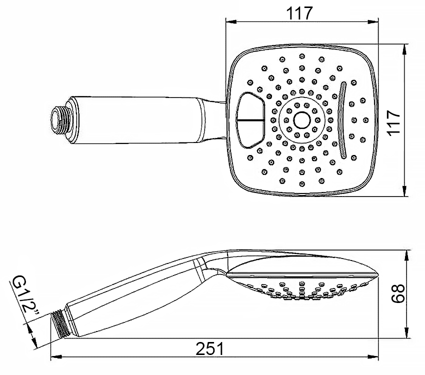 D&K DC1101501 Ручной душ