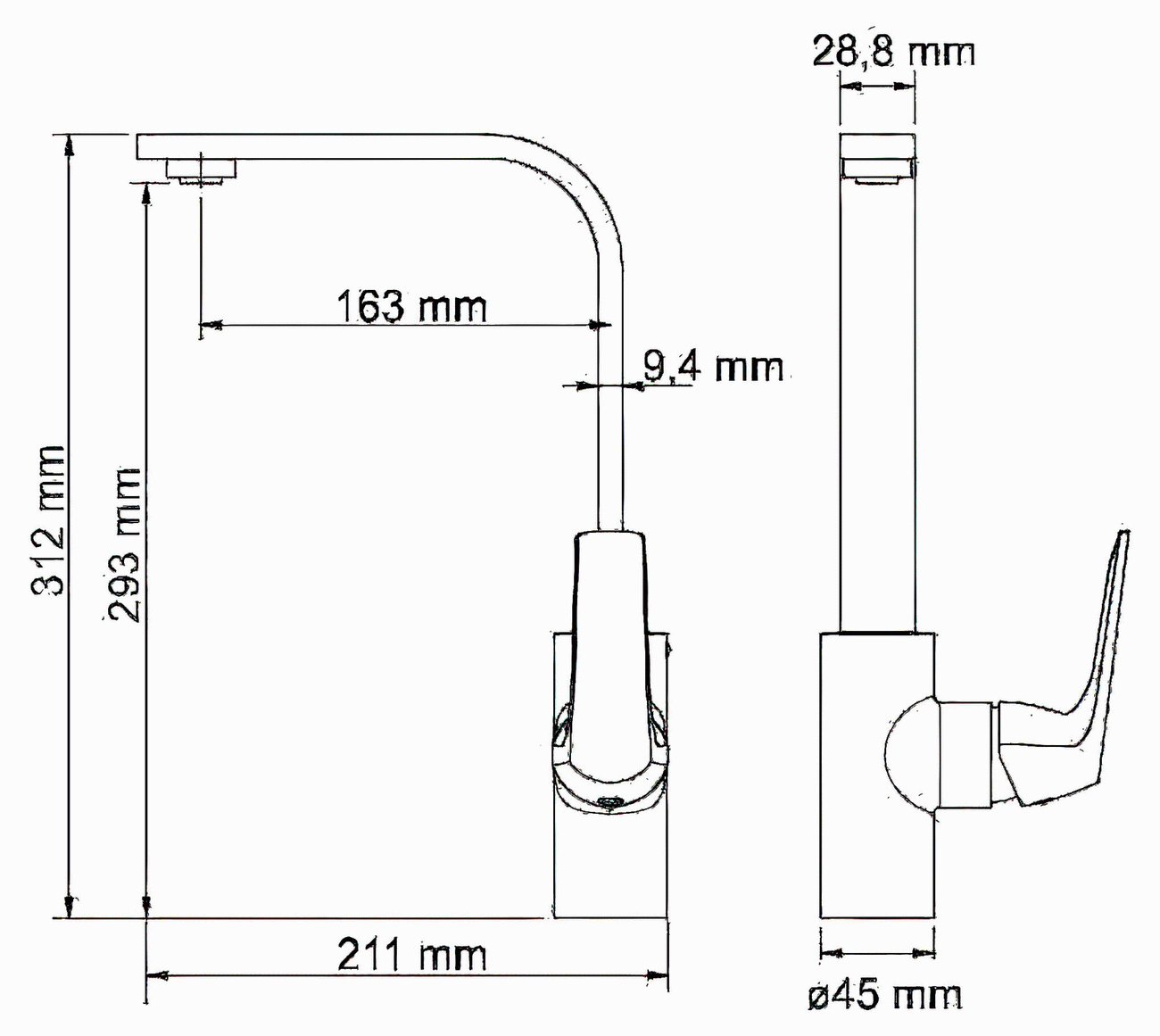 WasserKraft Neime 1907 Смеситель для кухни