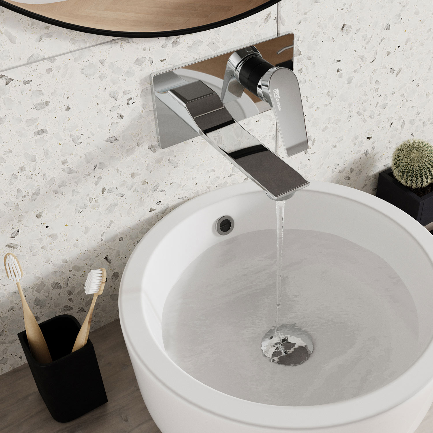 WasserKraft Lopau 3230 Встраиваемый смеситель для раковины