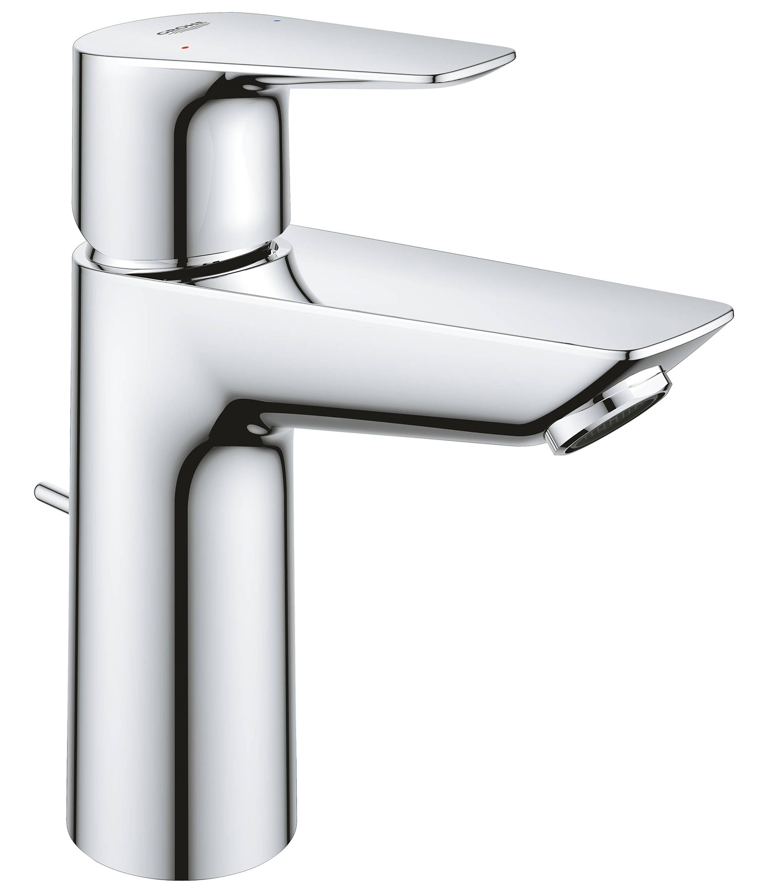 Grohe BauEdge 23758 001 Смеситель для раковины с донным клапаном