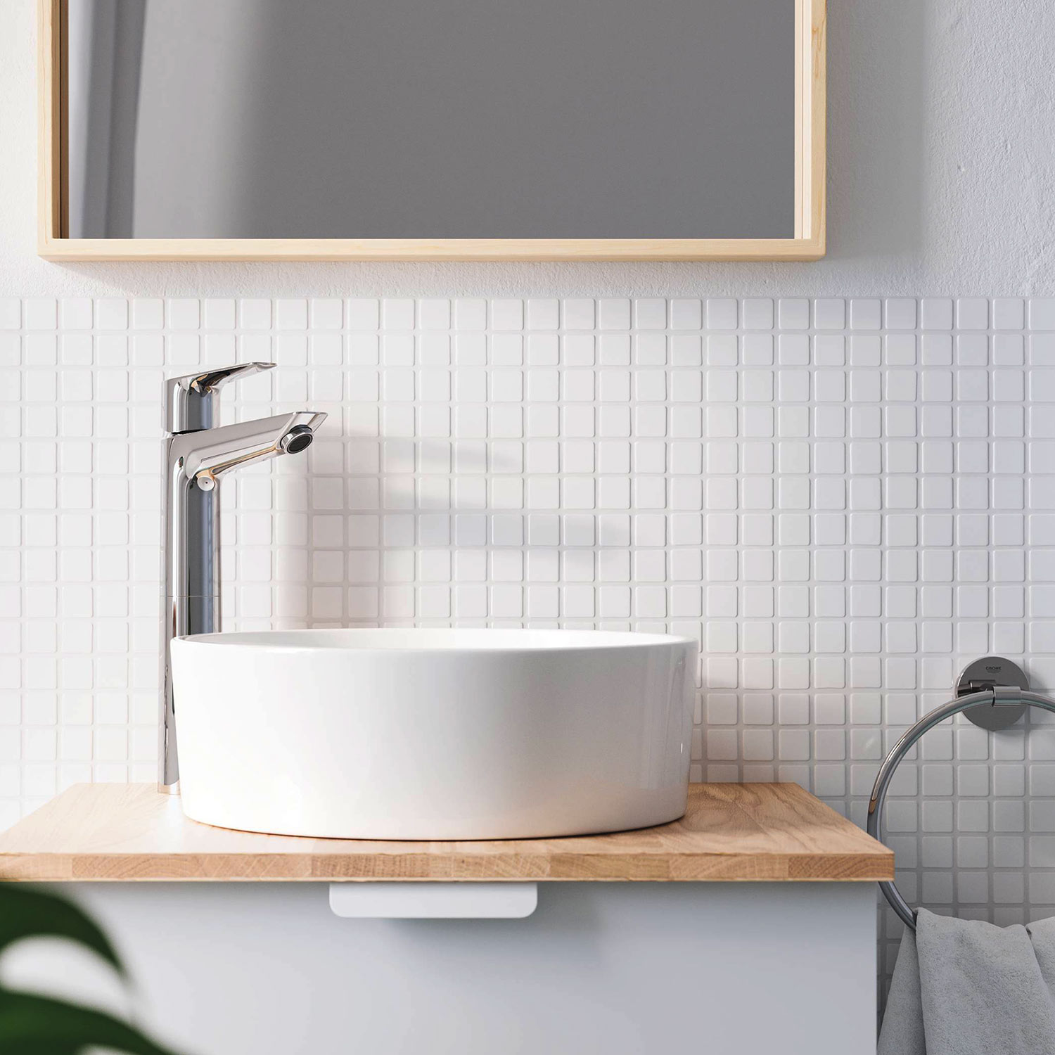 Grohe BauEdge 23761 001 Смеситель для свободностоящей раковины