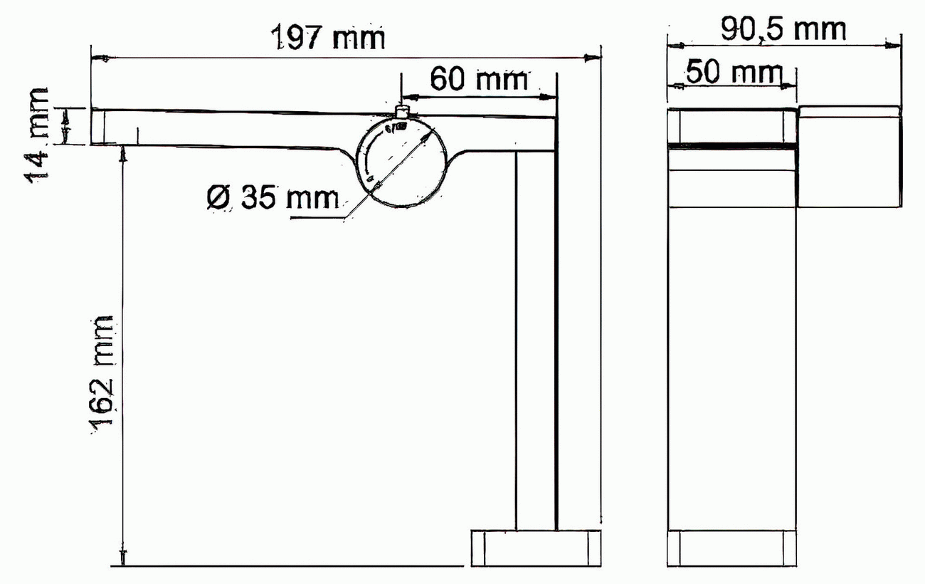 WasserKraft Elbe 7410 Смеситель для раковины (чёрный)