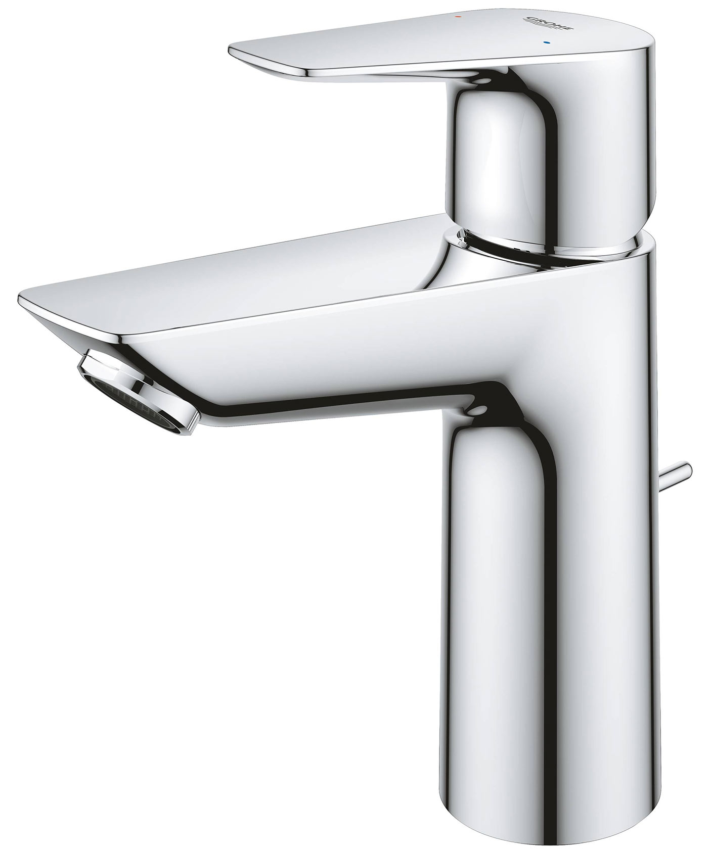 Grohe BauEdge 23758 001 Смеситель для раковины с донным клапаном