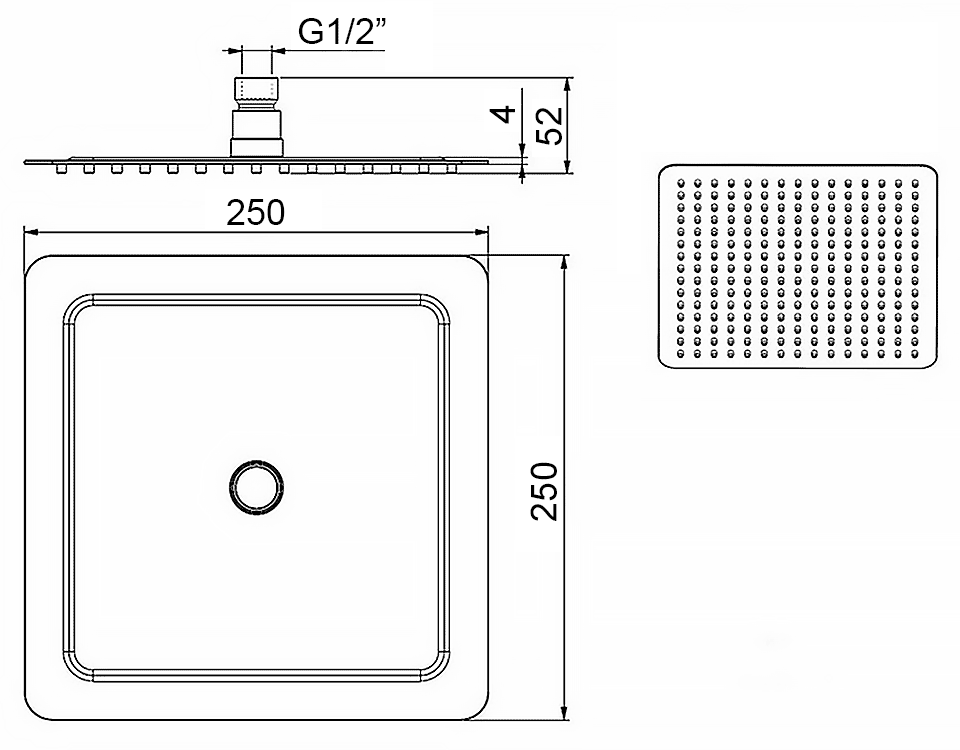 D&K DC1004853 Верхний душ