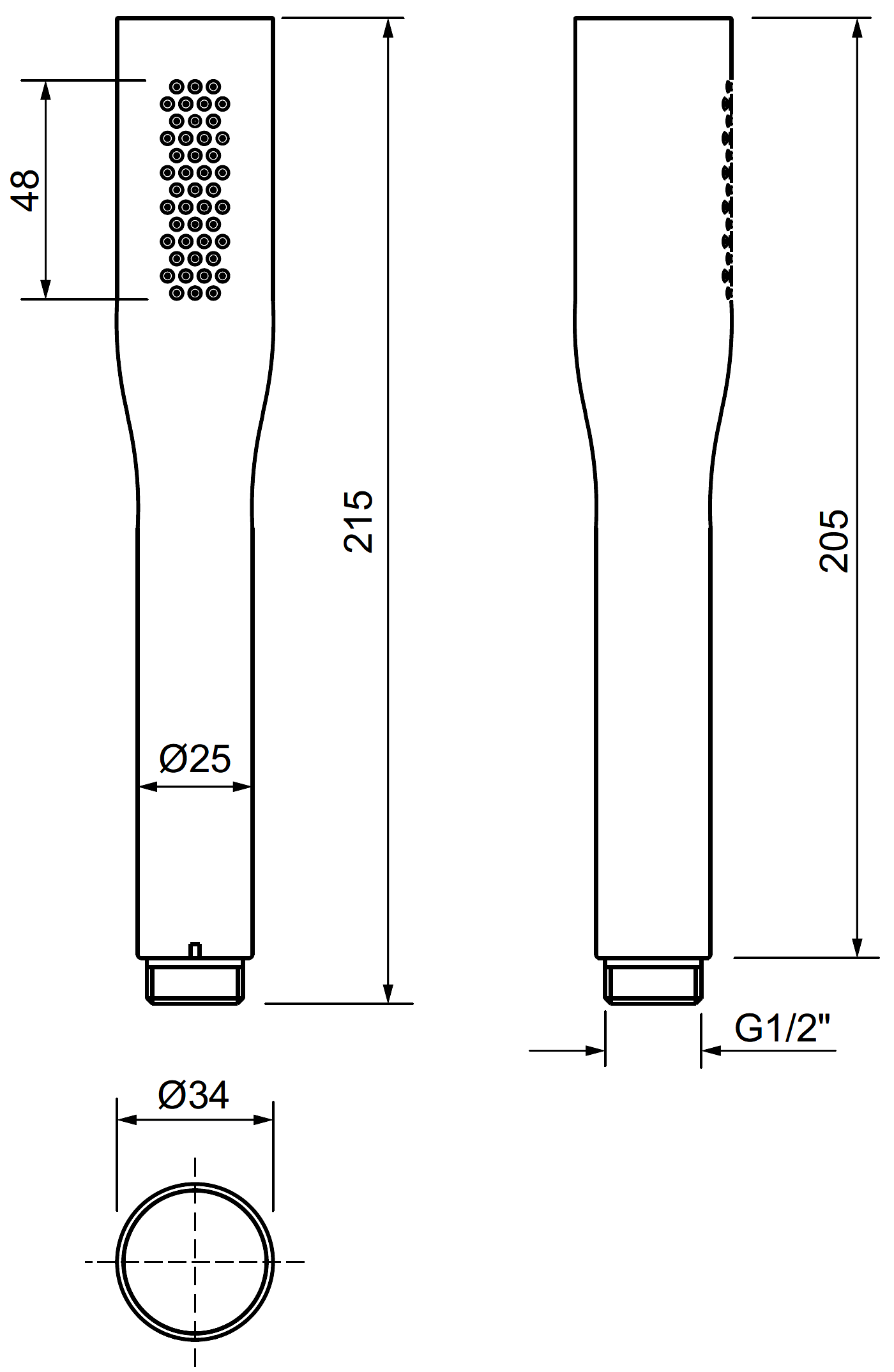 Grohe Euphoria Cosmopolitan Stick 27367 000 Ручной душ (1 режим)