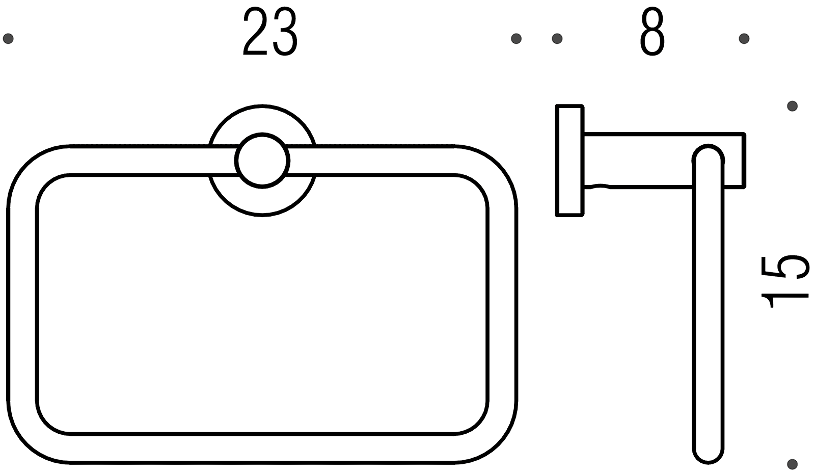 Colombo Plus W4931 HPS SS Полотенцедержатель-кольцо