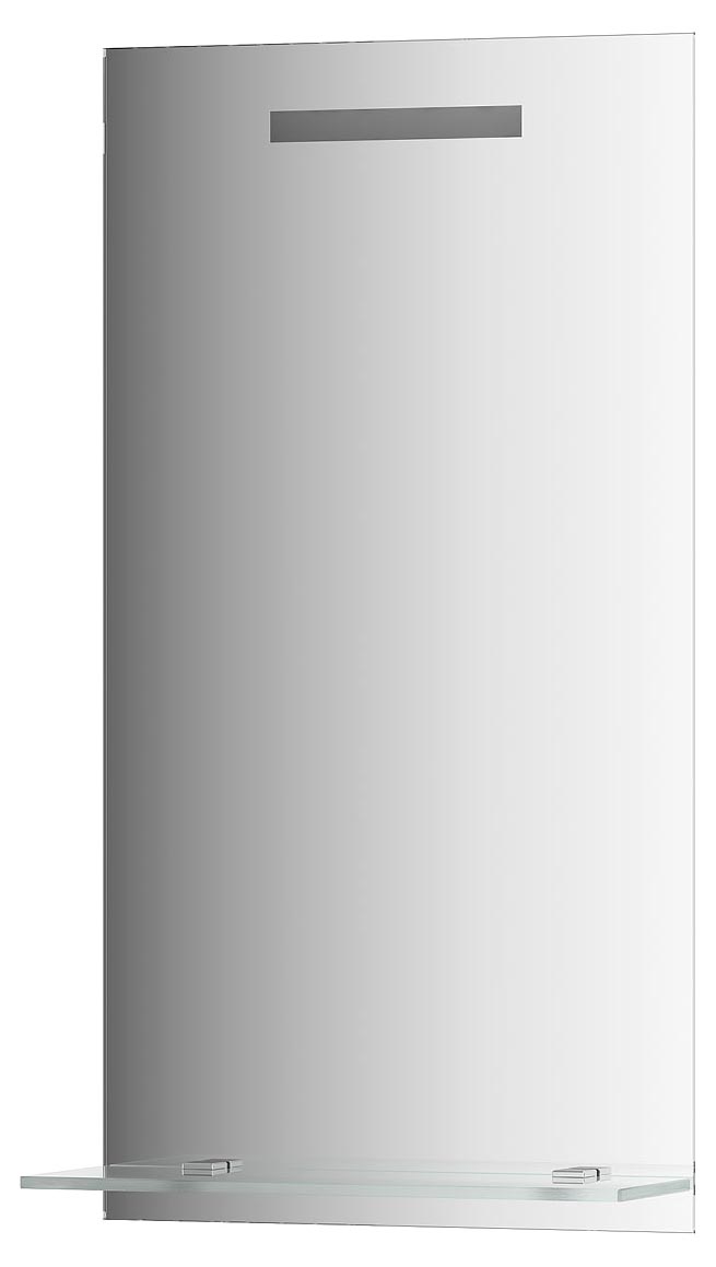 Evoform Ledline-S BY2151 Зеркало 400x750 с полочкой и LED-светильником