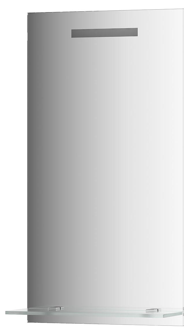 Evoform Ledline-S BY2151 Зеркало 400x750 с полочкой и LED-светильником