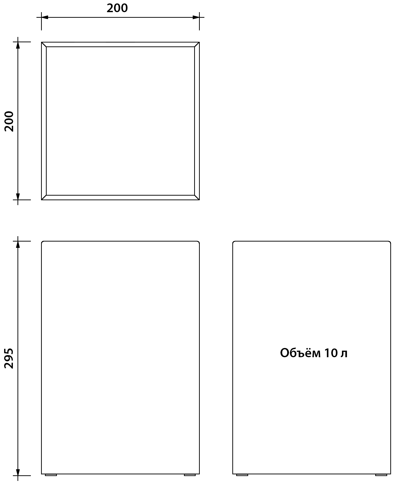 Decor Walther Contract DW 112 0607570 Корзина для бумаги 10л (хром)