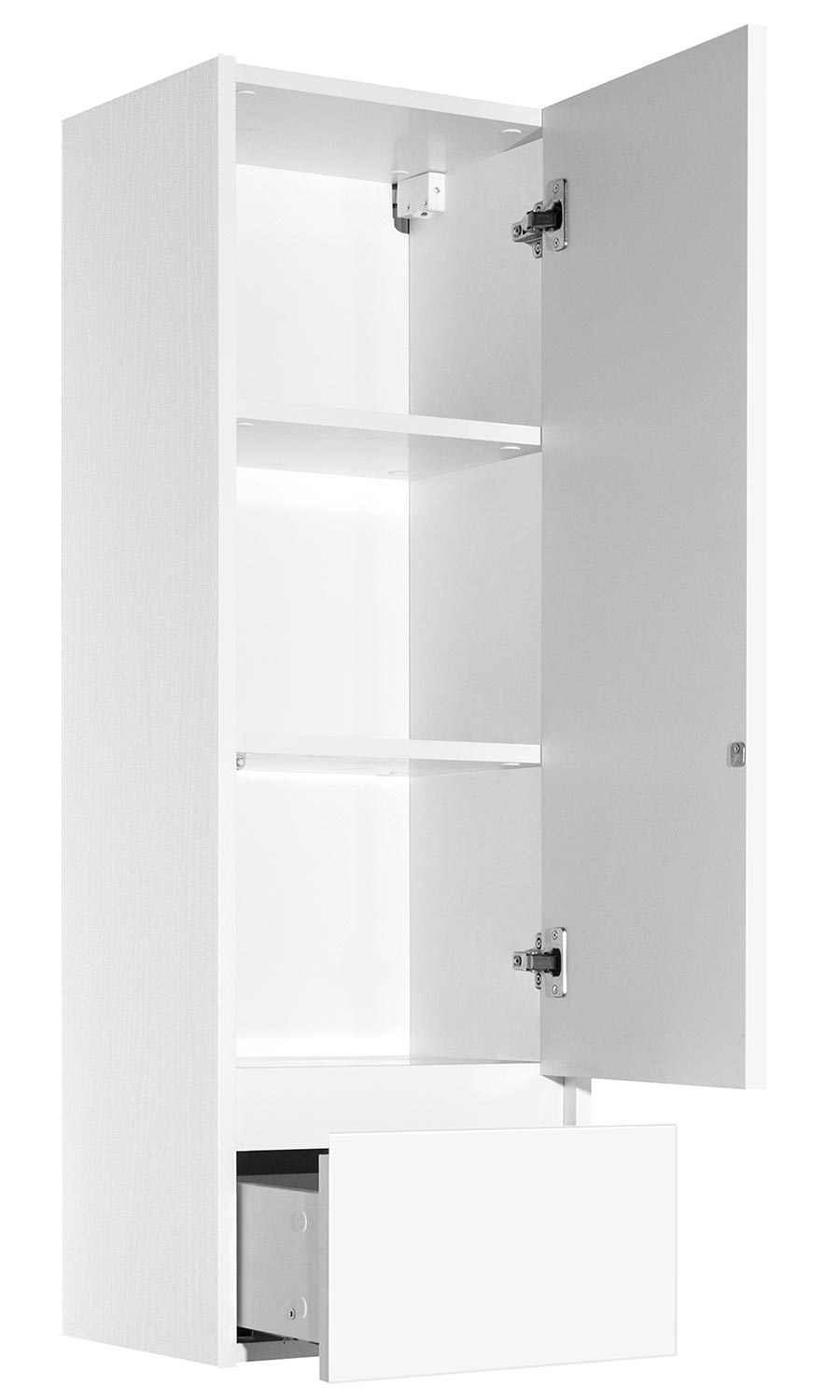 Style Line Монако 360 Шкаф-пенал подвесной (Осина/Белый)