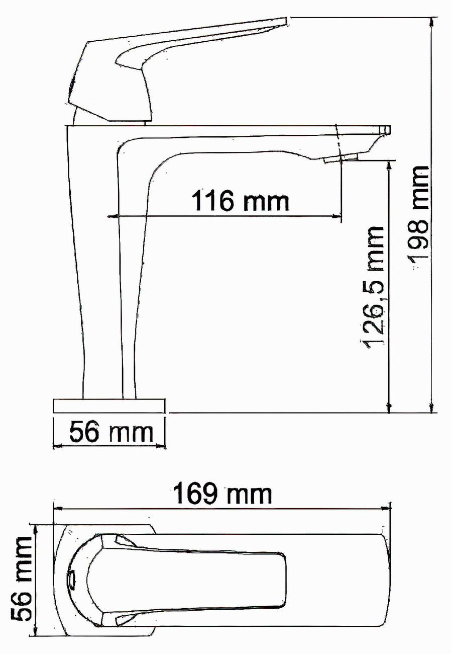 WasserKraft Neime 1903 Смеситель для раковины