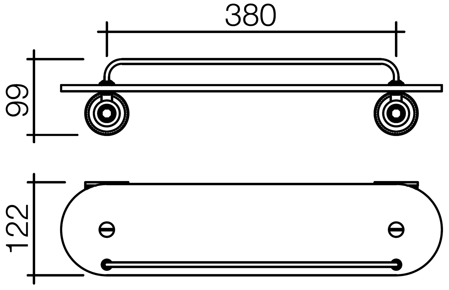 Schein Superior 7066045SC Полка с ограничителем