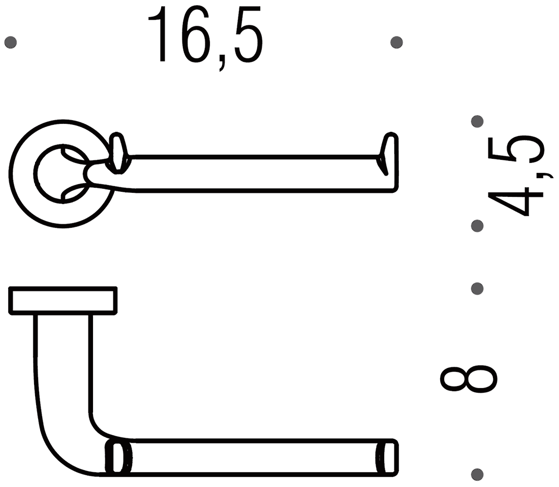 Colombo Basic B2708 Держатель туалетной бумаги