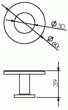 Langberger Molveno 72131 Крючок круглый самоклеющийся