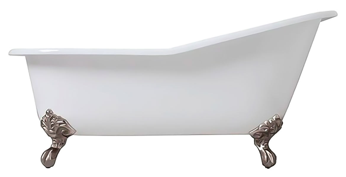 Magliezza Gracia Ванна чугунная 1700x760 на ножках (хром)