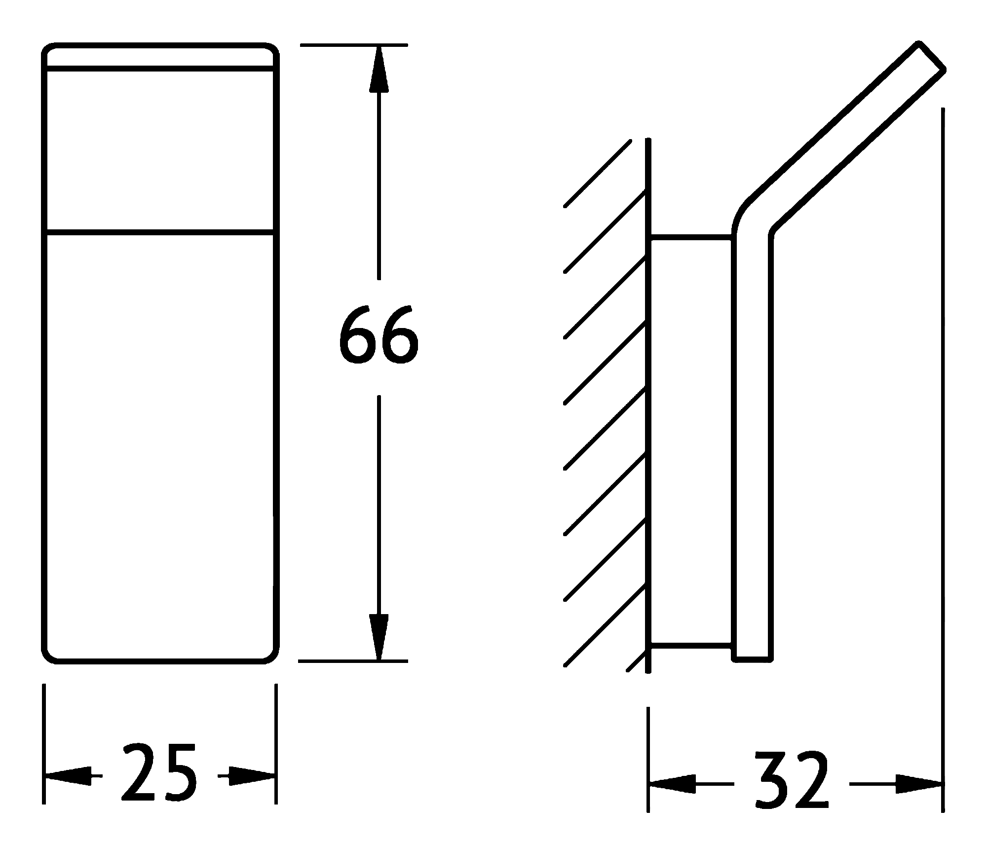 Artwelle Regen 8315A Крючок (хром)