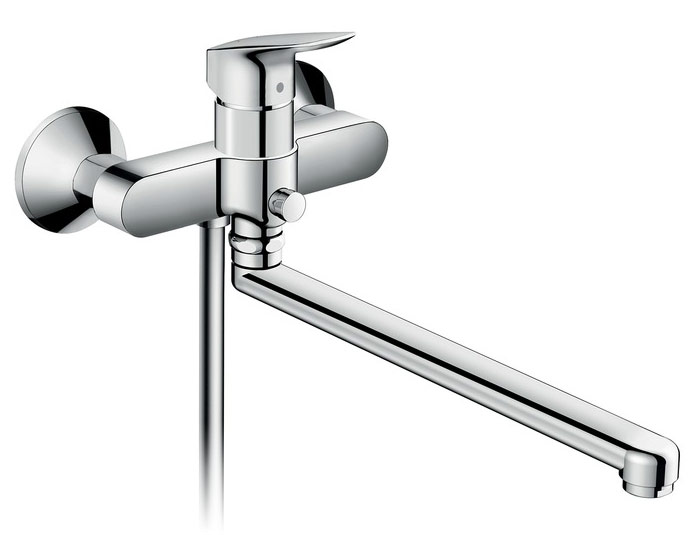 Hansgrohe Logis 71402000 Смеситель для ванны с длинным изливом