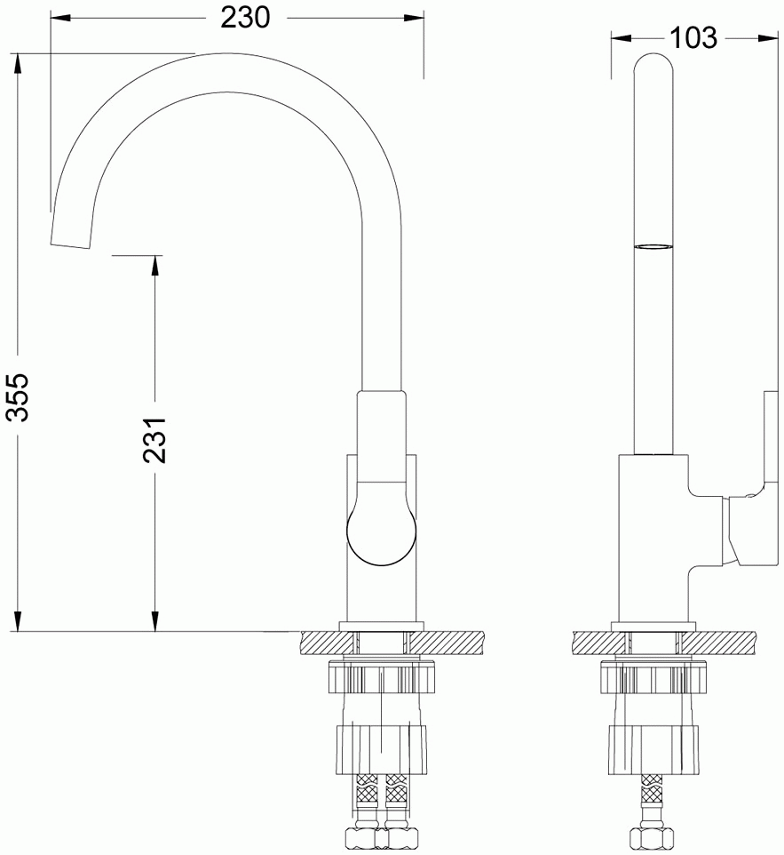 Lemark Aura LM0605C Смеситель для кухни