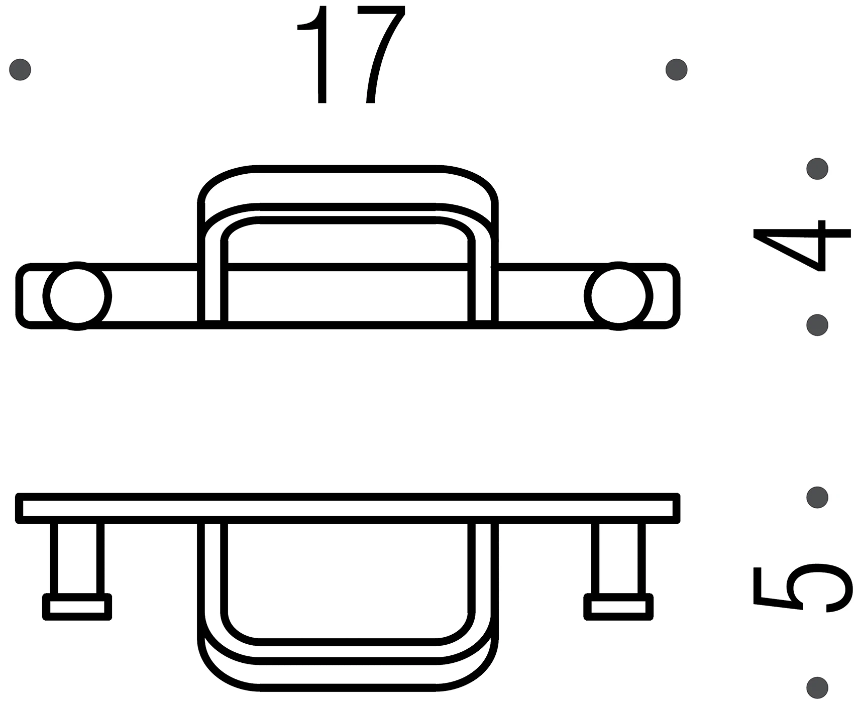 Colombo Time W4227 Планка с крючками