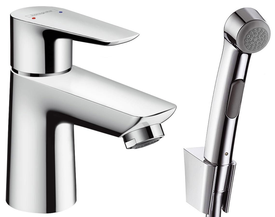 Hansgrohe Talis E 71729 000 Смеситель для раковины с гигиеническим душем