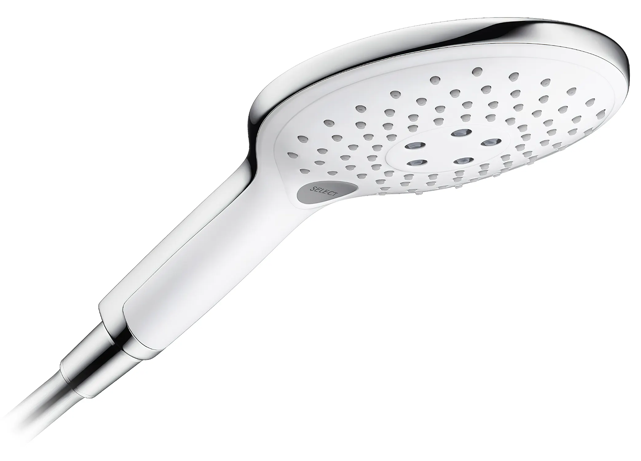 Лейка для душа с кнопкой. 28587400 Hansgrohe. Raindance select s 150 3jet 28587400. Hansgrohe Raindance select.