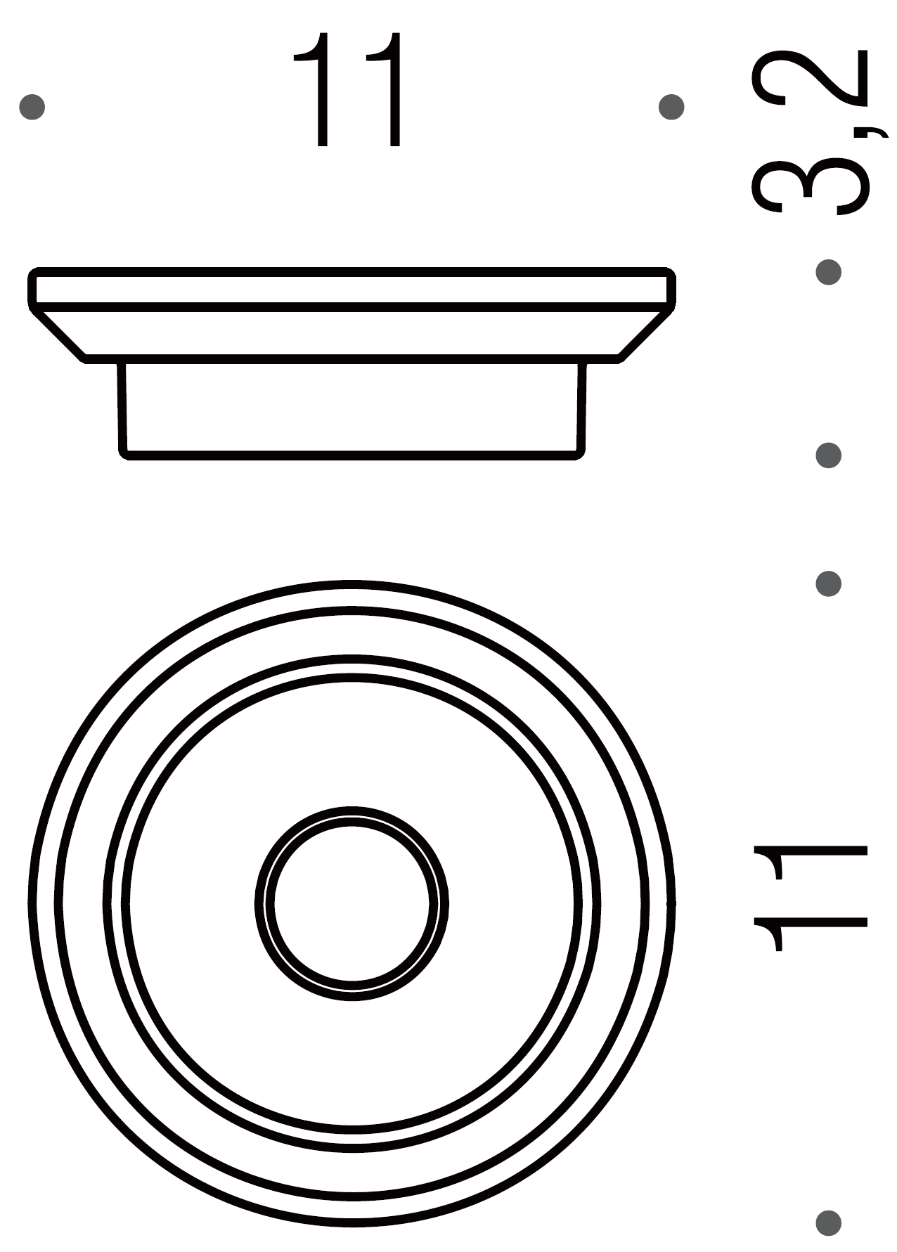 Colombo Square B9951 Мыльница (запасная часть)