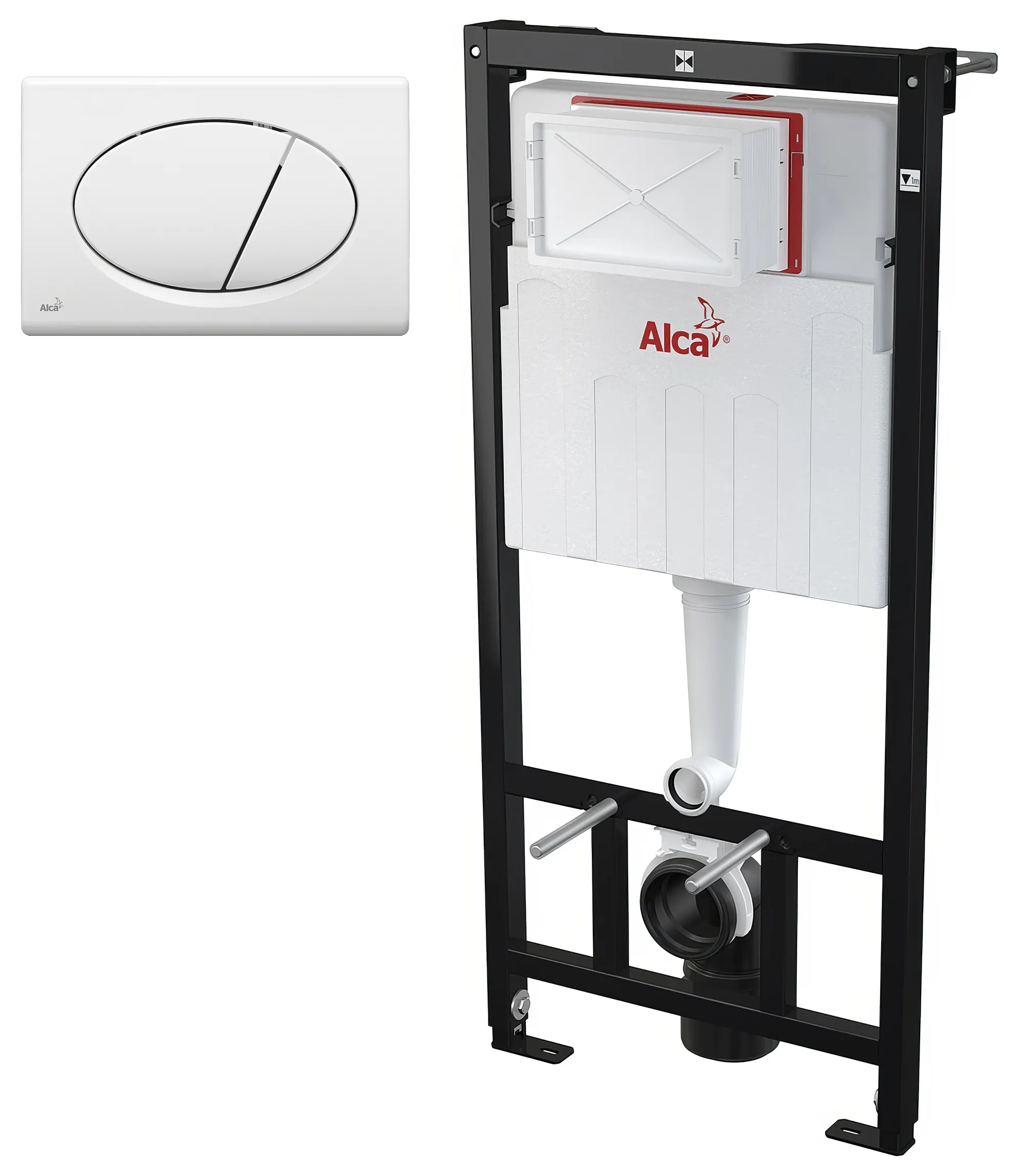 Alcadrain Sádromodul AM101/1120 Система инсталляции для унитаза с кнопкой M70