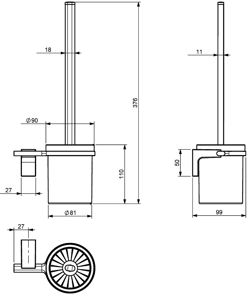 Sonia Eletech 114221 Ёршик настенный