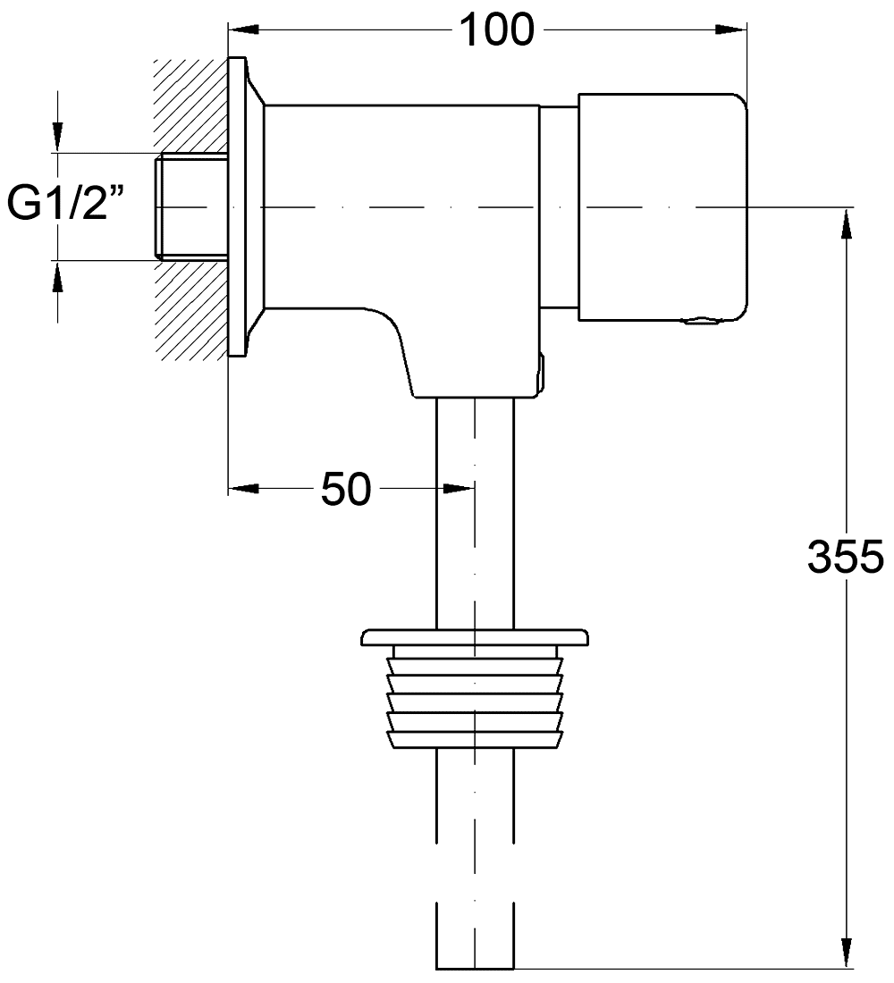 Mofem M-Press 166-0009-00 Смывное устройство для писсуара