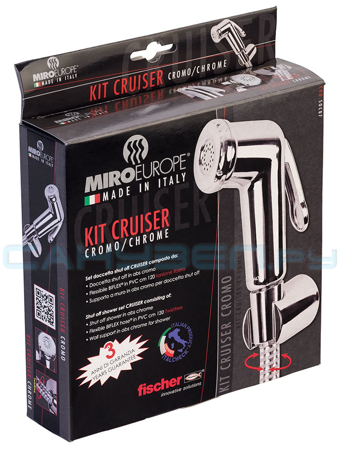 MiroEurope Cruiser SOC07 Гигиенический душ с кронштейном и шлангом (хром)