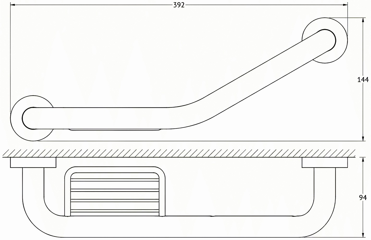 ArtWelle Harmonie HAR044 Поручень с мыльницей