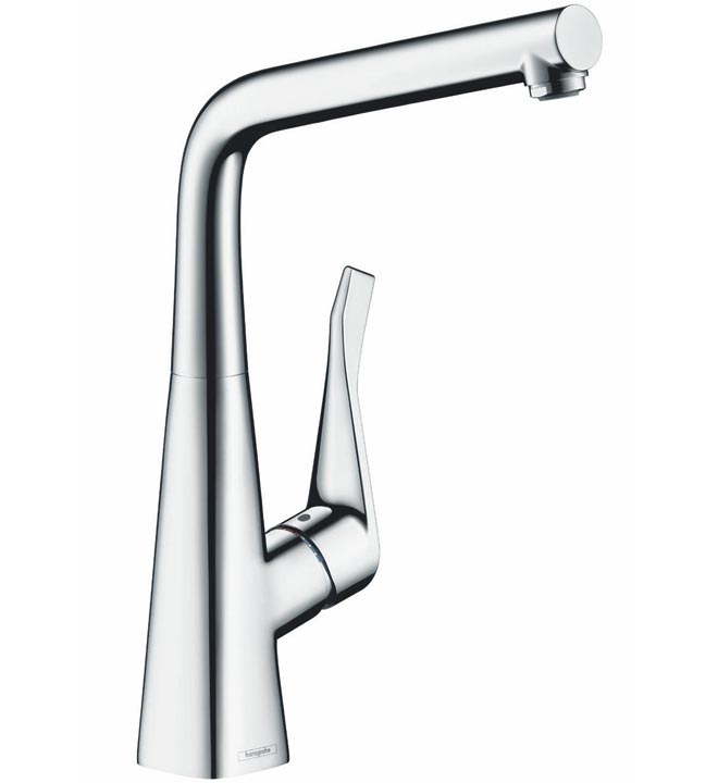 Hansgrohe Metris 14821 000  Смеситель кухонный с выдвижным изливом