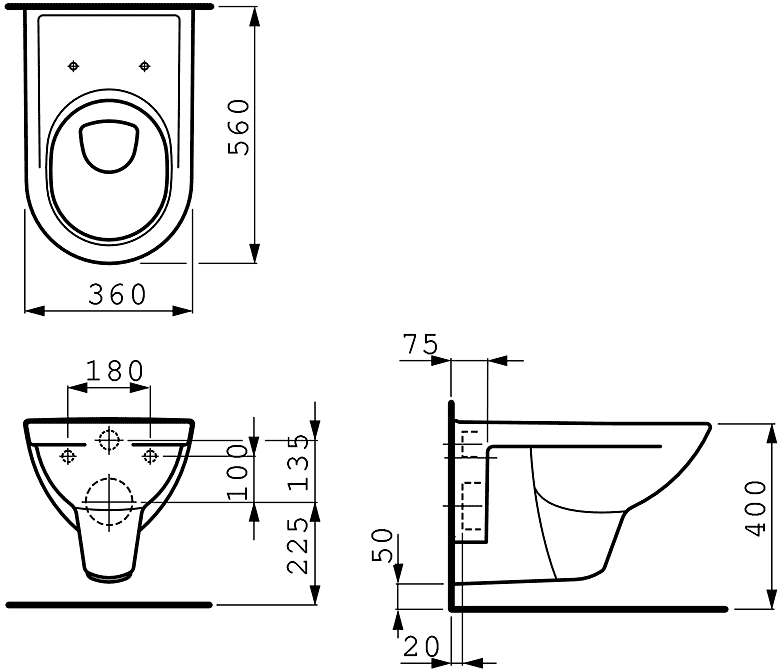 Laufen PRO 8.2095.0/8.9195.1  Унитаз подвесной с сидением и крышкой SoftClose