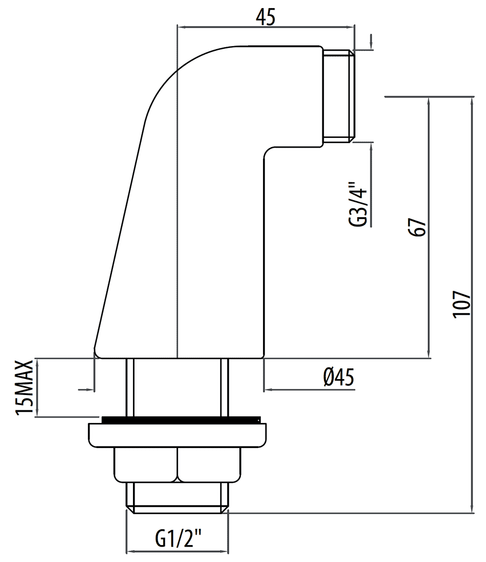 Remer 88 Уголок для монтажа смесителя на бортик ванны (1 шт.)