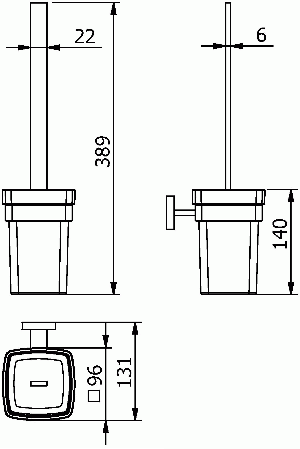 Langberger Ledro 21825A Ёршик настенный