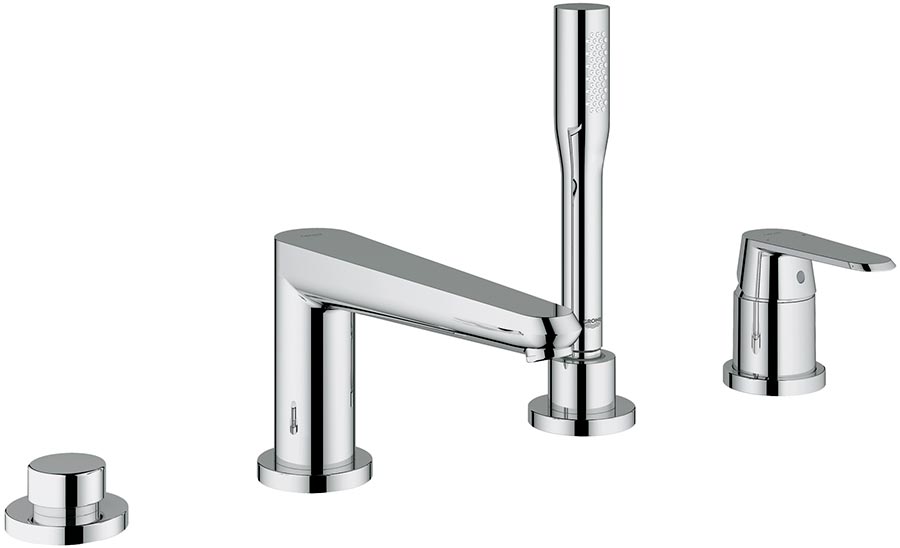 Grohe Eurodisc Cosmo 19574 002  Смеситель для ванны на 4 отверстия